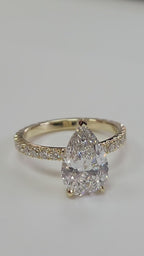 Pear Diamond Ring