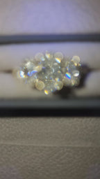Oval Degrade Diamonds Ring