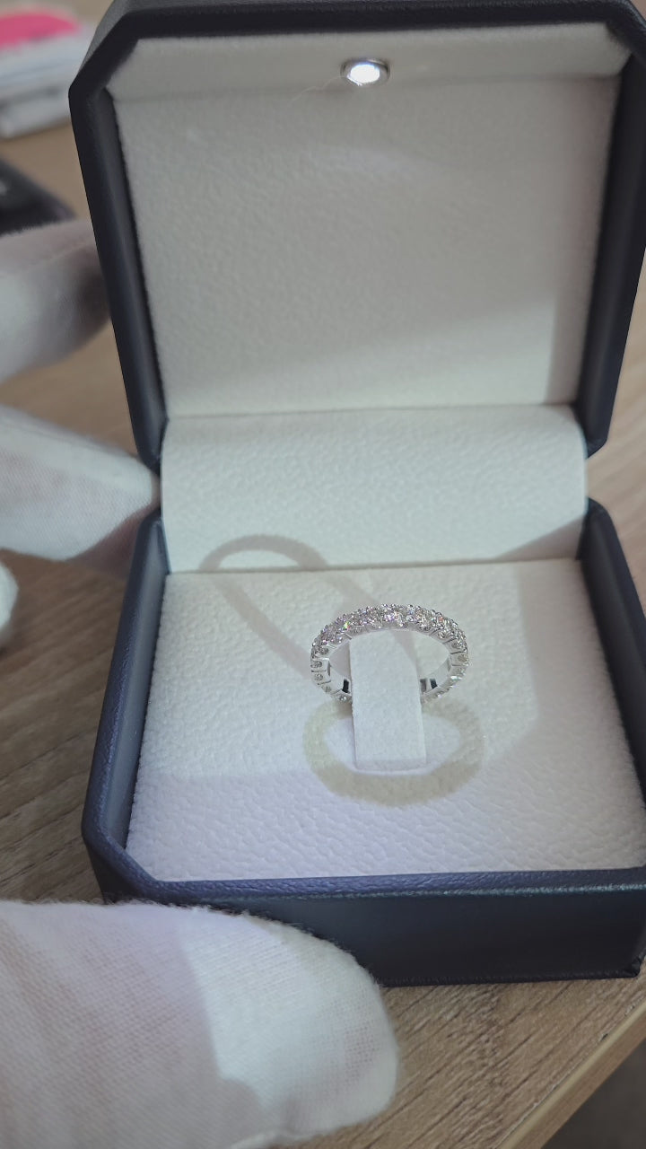 Art Deco Eternity Diamonds Ring